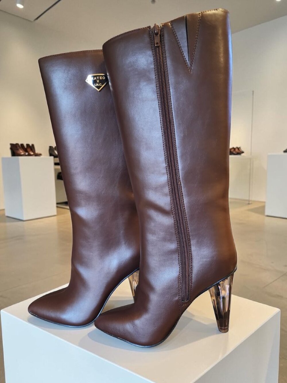 INC Charlottep Brown Knee-High Boots – Size 5 (NIB)